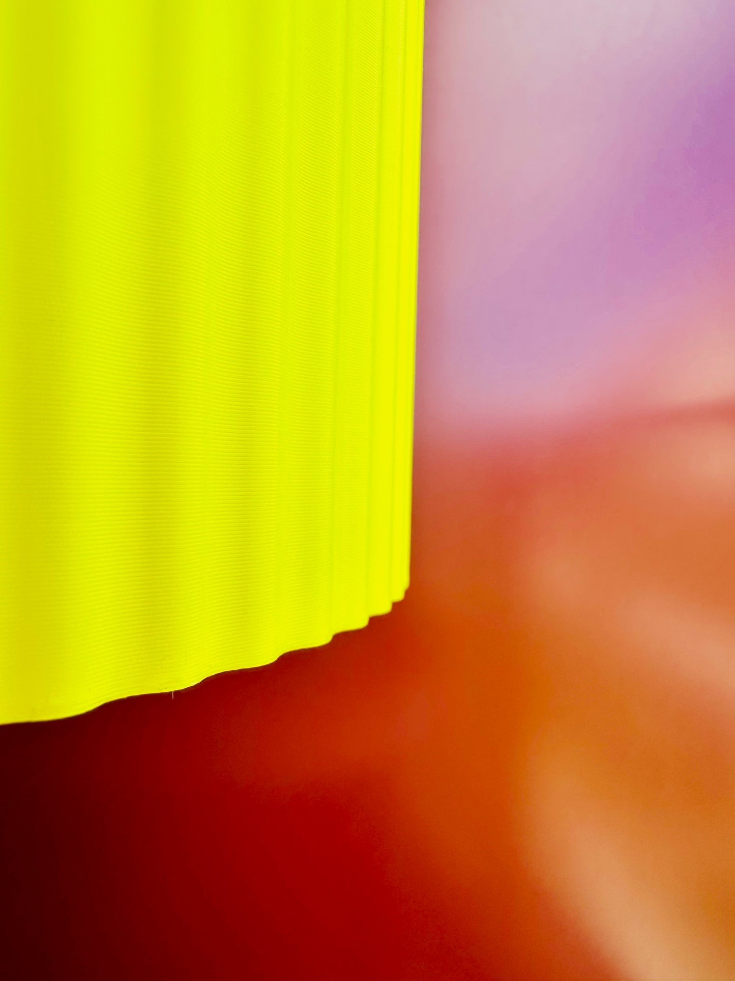 Corrugated cylindrical lamp shade