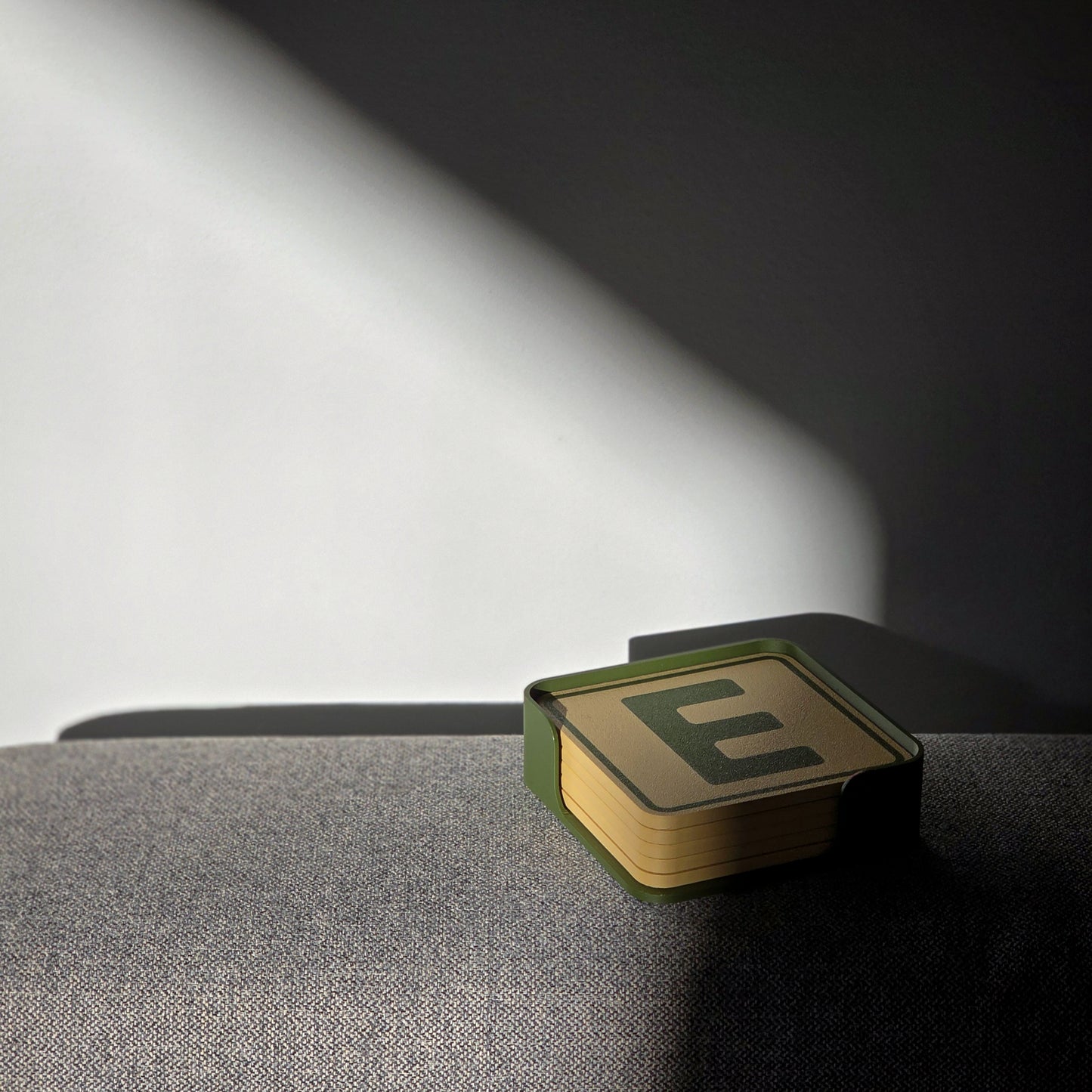 LetterLink Coaster Set - Personalised Square Letter Coasters