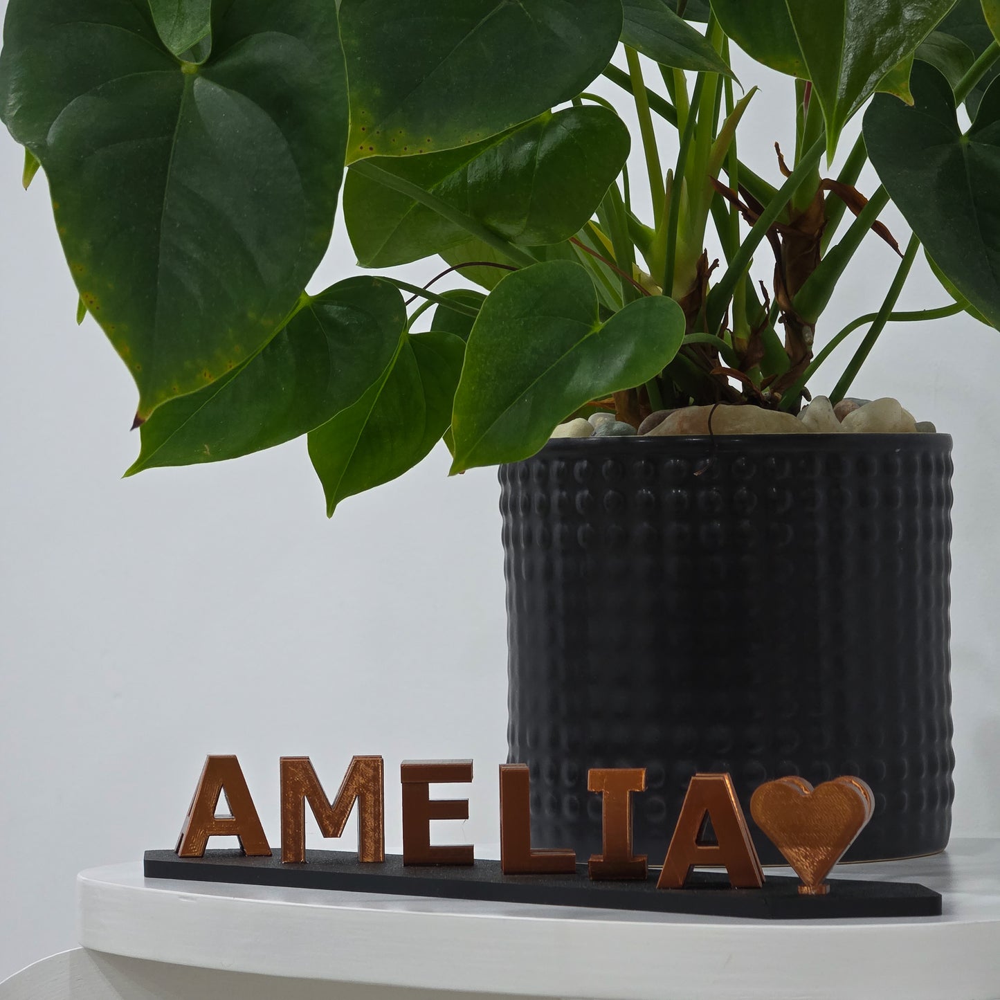 Custom Illusion Name Sign | Personalised Valentine’s Gift for Him & Her | Unique Couples Name Art