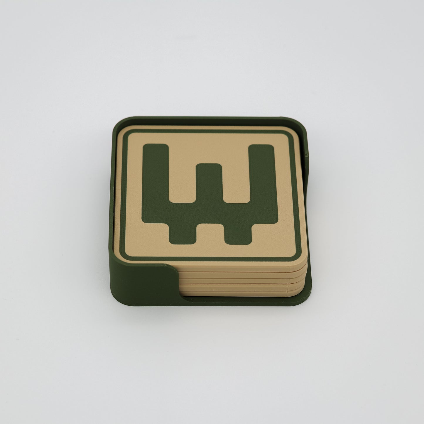 LetterLink Coaster Set - Personalised Square Letter Coasters