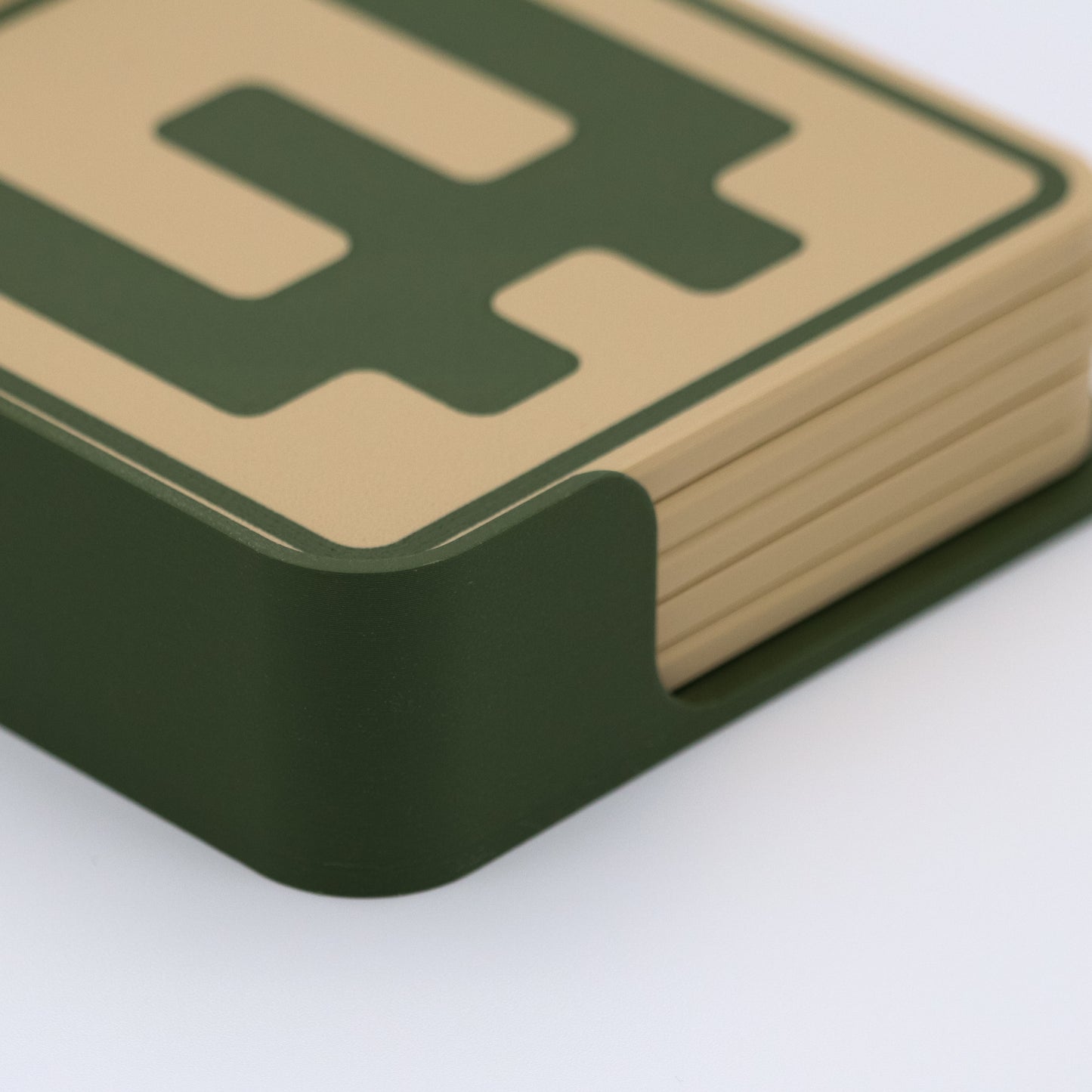 LetterLink Coaster Set - Personalised Square Letter Coasters